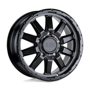 Black Rhino EXCURSION Matte Black 18x8 +48 5x160mm 65.1mm - Wheelwiz