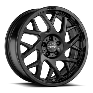 Reika R25 Gloss Black 17x7 +15 5x100mm 65.1mm