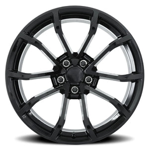 Factory Reproductions FR 25 Gloss Black 20x12 +59 5x120.65mm 70.3mm