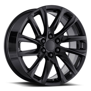 Factory Reproductions FR 98 Gloss Black 22x9 +28 6x139.7mm 78.1mm