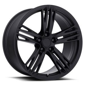 Factory Reproductions FR 35F Satin Black 20x9 +27 5x120mm 66.9mm