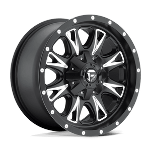 Fuel Offroad D513 THROTTLE Matte Black Milled 22x14 -76 6x135|6x139.7mm 106.1mm - Wheelwiz