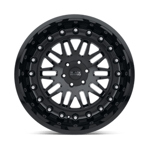 Black Rhino FURY Gloss Black 17x9.5 +12 6x135mm 87.1mm - WheelWiz
