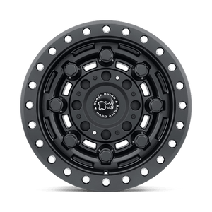 Black Rhino GARRISON BEADLOCK Matte Black 17x8.5 0 6x135mm 87.1mm - WheelWiz