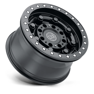 Black Rhino GARRISON BEADLOCK Matte Black 17x8.5 -32 5x114.3mm 71.5mm - WheelWiz