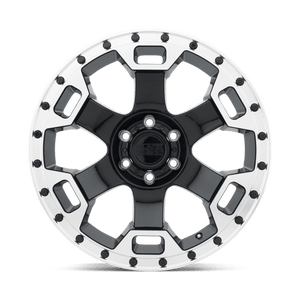 Black Rhino GAUNTLET Gloss Black W/ Mirror Mach Rin 18x9 -18 6x139.7mm 112.1mm - Wheelwiz