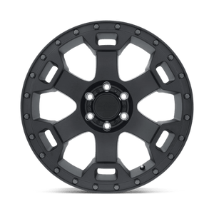 Black Rhino GAUNTLET Semi Gloss Black W/ Gunmetal Bolts 18x9 +12 5x150mm 110.1mm - WheelWiz