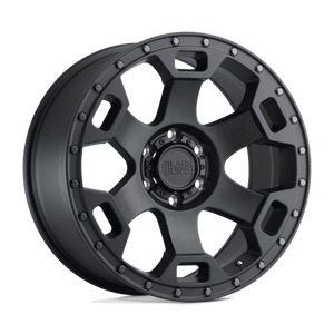 Black Rhino GAUNTLET Semi Gloss Black W/ Gunmetal Bolts 20x9 +12 6x139.7mm 112.1mm - WheelWiz