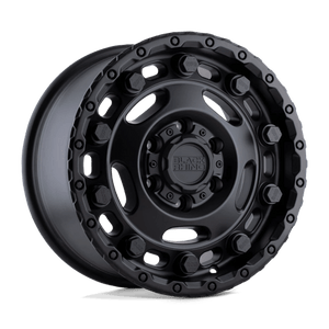 Black Rhino GLACIER Matte Black 17x8 +45 5x160mm 65.1mm - Wheelwiz
