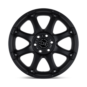 Black Rhino GLAMIS Matte Black 20x12 -44 8x165.1mm 122.4mm - Wheelwiz