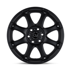 Black Rhino GLAMIS Matte Black 22x14 -74 8x180mm 125.1mm - WheelWiz