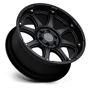 Black Rhino GLAMIS Matte Black 17x9 -12 8x170mm 125.1mm - Wheelwiz