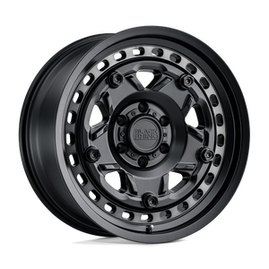 Black Rhino GRANGE Matte Black W/ Machined Tint Ring 18x9 -18 6x139.7mm 112.1mm - WheelWiz