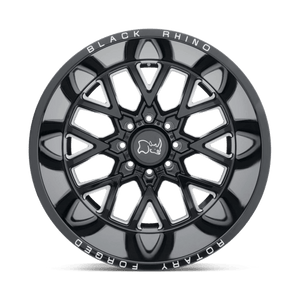 Black Rhino GRIMLOCK Gloss Black & Milled 22x11.5 -44 5x127mm 71.5mm - WheelWiz