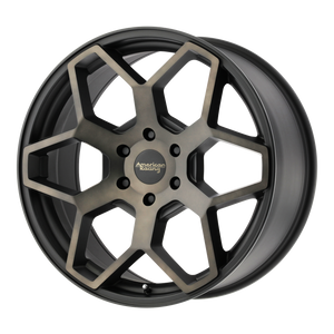 American Racing AR916 Satin Black With Dark Tint Clear Coat 22x9 +35 5x114.3mm 67.1mm - WheelWiz