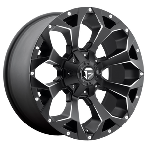 Fuel Offroad D546 ASSAULT Matte Black Milled 14x7 +13 4x156mm 132mm - WheelWiz