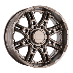 Level 8 SLINGSHOT Matte Bronze 17x8.5 +10 6x135mm 87.1mm - WheelWiz