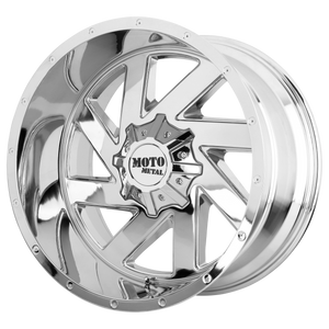 Moto Metal MO988 MELEE Chrome 20x9 +18 8x165.1mm 125.1mm - WheelWiz