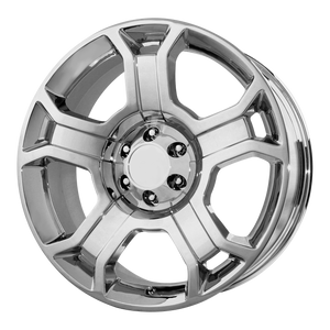 OE Creations PR127 Chrome 22x9 +44 6x135mm 87.1mm - WheelWiz