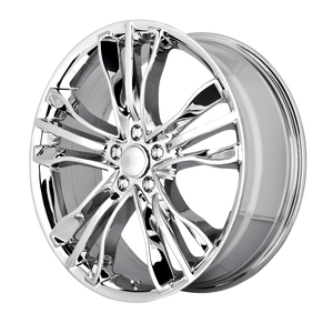 OE Creations PR142 Chrome 19x8.5 +32 5x112mm 66.6mm - WheelWiz