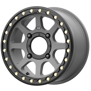 XD Series XS234 ADDICT 2 BEADLOCK Satin Gray 14x7 +38 4x156mm 132mm - WheelWiz