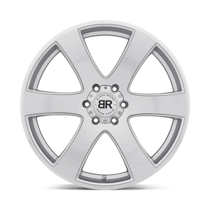 Black Rhino HAKA Silver W/ Machine Face 22x9.5 +25 6x139.7mm 112.1mm - WheelWiz
