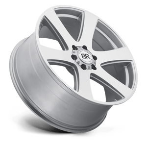 Black Rhino HAKA Silver W/ Machine Face 22x9.5 +30 6x135mm 87.1mm - Wheelwiz