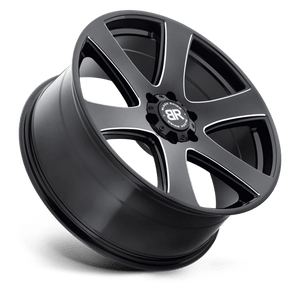 Black Rhino HAKA Gloss Black W/ Milled Spokes 22x9.5 +25 6x139.7mm 112.1mm - WheelWiz