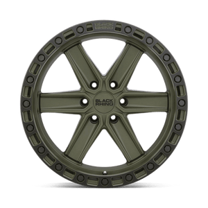 Black Rhino HENDERSON Olive Drab Green W/ Black Ring 20x9.5 0 6x135mm 87.1mm - Wheelwiz