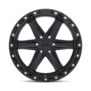 Black Rhino HENDERSON Matte Black W/ Brass Bolts 20x9.5 -18 6x139.7mm 112.1mm - Wheelwiz