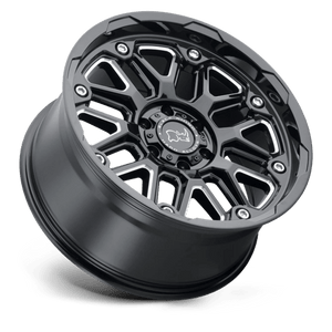 Black Rhino HOLLISTER Gloss Black W/ Milled Spokes 18x9.5 +6 8x180mm 125.1mm - WheelWiz