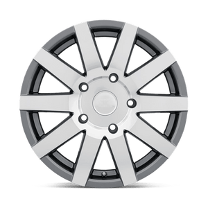 Black Rhino JOURNEY Gloss Gunmetal W/ Mirror Cut 18x8 +48 5x130mm 84.1mm - Wheelwiz