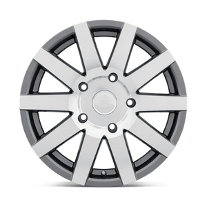 Black Rhino JOURNEY Gloss Gunmetal W/ Mirror-cut Face 16x7.5 +45 6x139.7mm 112.1mm - WheelWiz