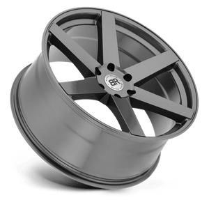 Black Rhino KAROO Gloss Gunmetal 24x10 +20 6x139.7mm 112.1mm - WheelWiz