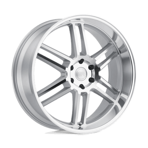 Black Rhino KATAVI Silver W/ Mirror-cut Face 24x10 +30 6x135mm 87.1mm - WheelWiz