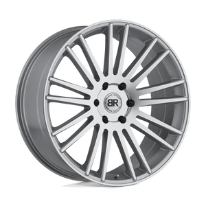 Black Rhino KRUGER Silver W/ Mirror-cut Face 24x10 +35 6x135mm 87.1mm - WheelWiz