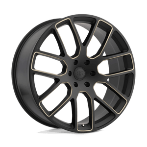Black Rhino KUNENE Matte Black W/ Dark Tint Milled Spokes 24x10 +35 6x135mm 87.1mm - WheelWiz