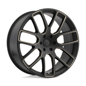 Black Rhino KUNENE Matte Black W/ Dark Tint Spoke 22x9.5 +25 6x139.7mm 112.1mm - Wheelwiz