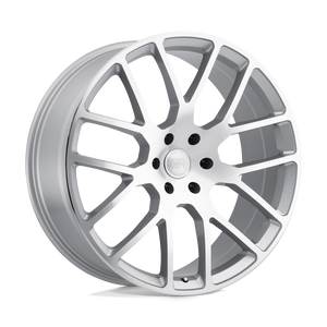 Black Rhino KUNENE Silver W/ Mirror-cut Face 22x9.5 +25 5x150mm 110.1mm - WheelWiz