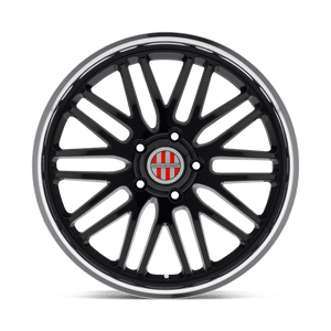 Victor Equipment LEMANS Gloss Black W/ Mirror Cut Lip 18x9.5 +49 5x130mm 71.5mm - WheelWiz