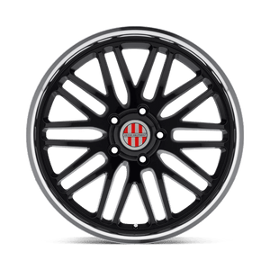 Victor Equipment LEMANS Gloss Black W/ Mirror Cut Lip 19x11 +52 5x130mm 71.5mm - Wheelwiz