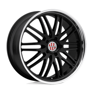 Victor Equipment LEMANS Gloss Black W/ Mirror Cut Lip 18x9.5 +49 5x130mm 71.5mm - WheelWiz