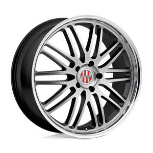 Victor Equipment LEMANS Hyper Silver W/ Mirror Cut Lip 22x10 +50 5x130mm 71.5mm - WheelWiz