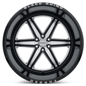 Black Rhino MARAUDER Gloss Black W/ Milled Spokes 24x14 -76 6x139.7mm 112.1mm - WheelWiz
