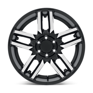 Black Rhino MESA Matte Black W/ Machined Face 17x8.5 0 5x127mm 76.1mm - WheelWiz
