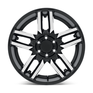 Black Rhino MESA Matte Black W/ Machined Face 18x9 +2 5x127mm 71.5mm - Wheelwiz