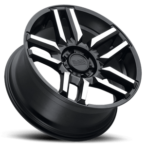 Black Rhino MESA Matte Black W/ Machined Face 20x9 -18 6x139.7mm 112.1mm - WheelWiz