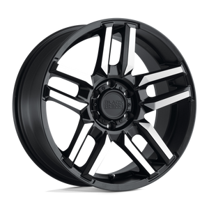 Black Rhino MESA Matte Black W/ Machined Face 20x9 -18 6x139.7mm 112.1mm - WheelWiz