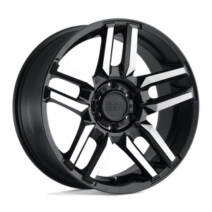 Black Rhino MESA Matte Black W/ Machined Face 20x9 -18 6x139.7mm 112.1mm - WheelWiz