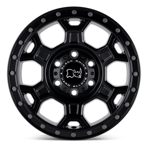 Black Rhino MIDHILL Matte Black W/ Gunmetal Bolts 16x8 +38 6x130mm 84.1mm - Wheelwiz